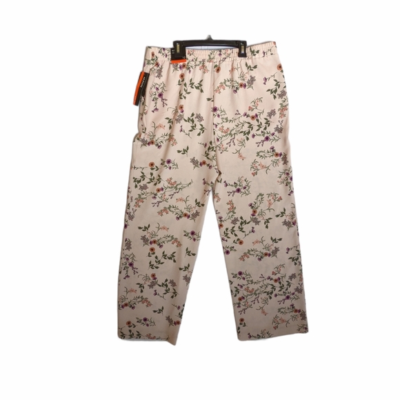 Alfani printed wide leg Emma botanical pant sz 12 - Picture 3 of 7